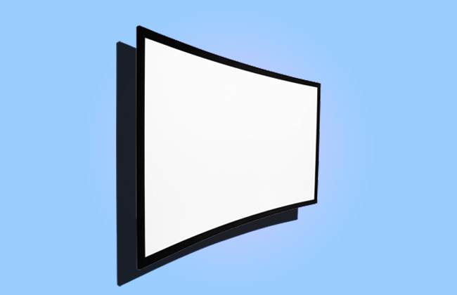 Curve Frame Projection Screen