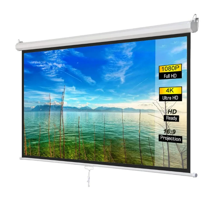 Manual Auto lock Projection Screen